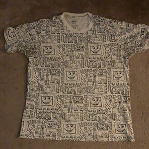 Keith Haring X SPRZNY large shirt all over design